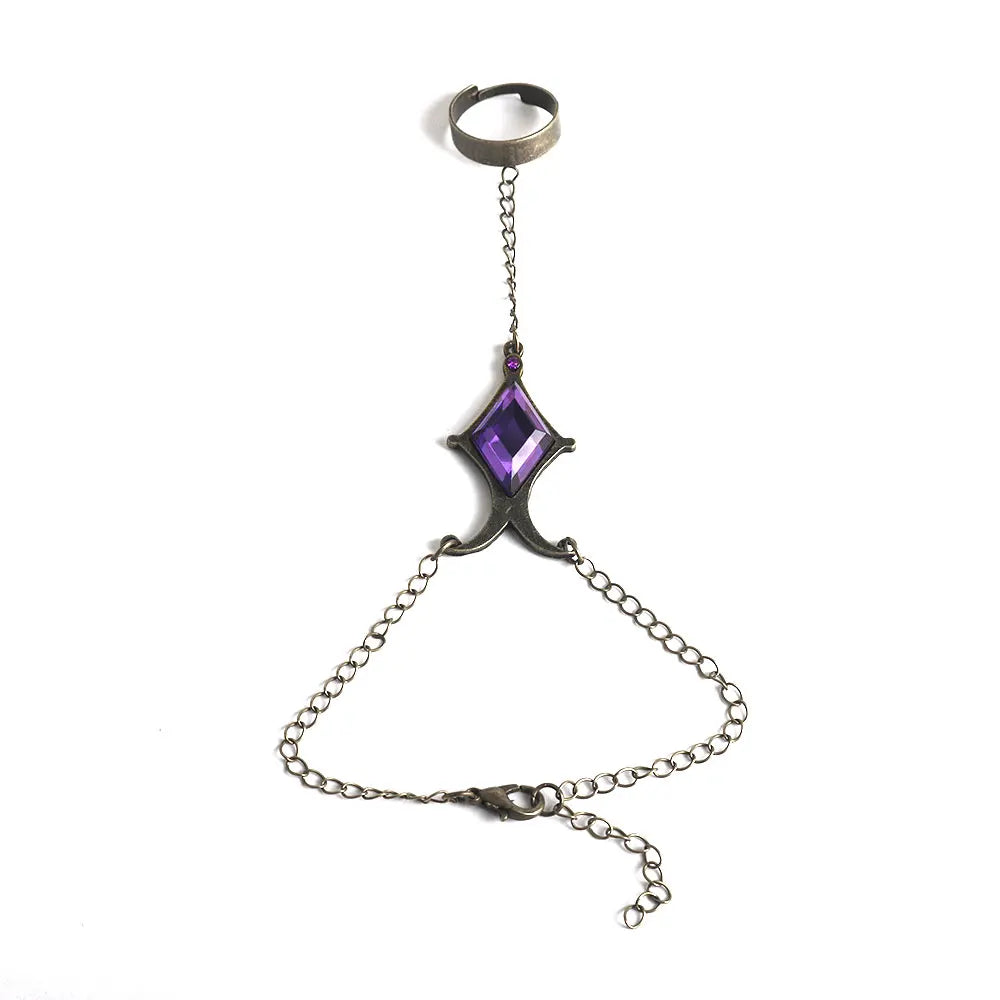 Homura Akemi Soul Gem Bracelet - Anime Cosplay Hand Chain Jewelry Accessory and Costume Prop