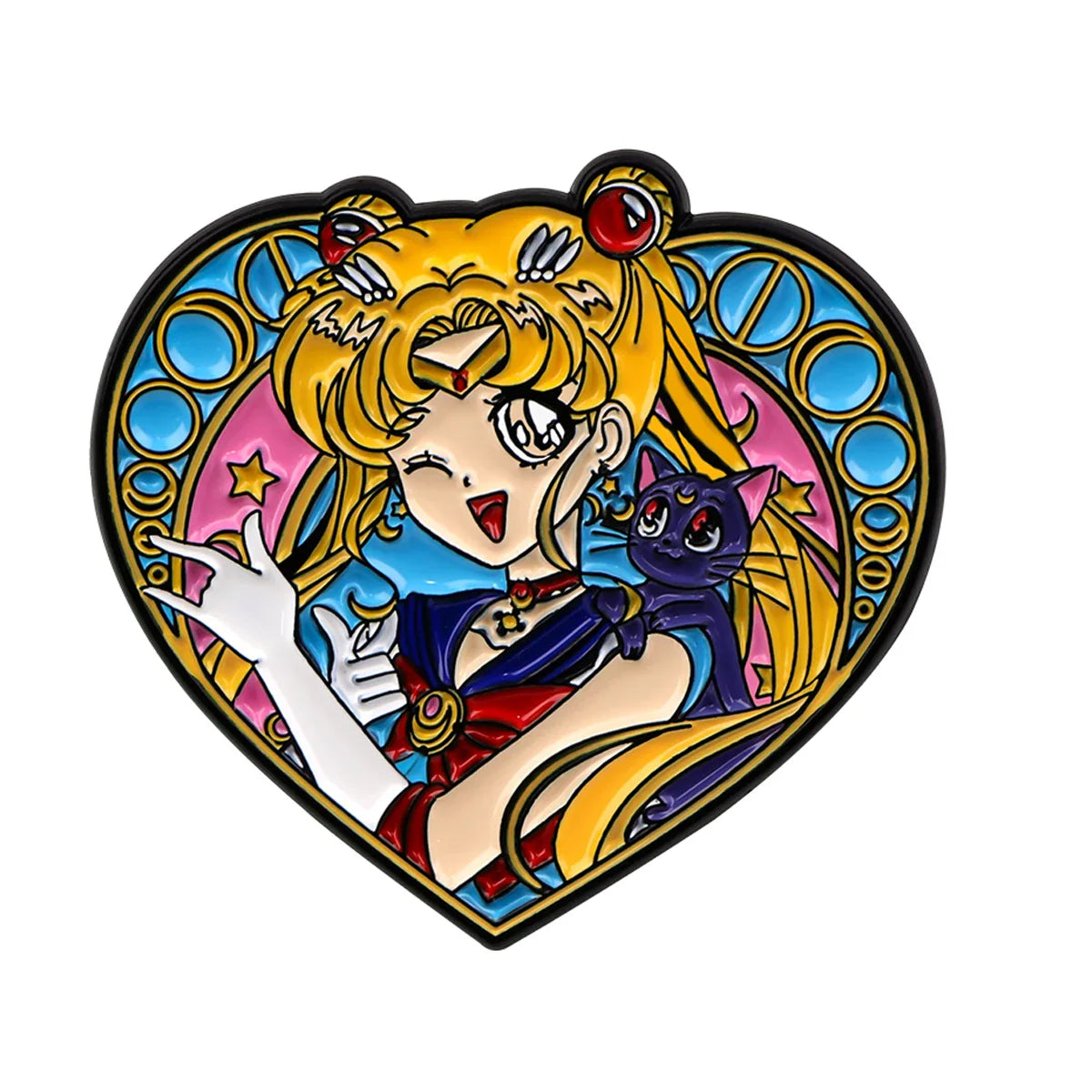 Cartoon Anime Enamel Brooch Pins – Kawaii Metal Badge Jewelry for Clothing & Backpack Gifts