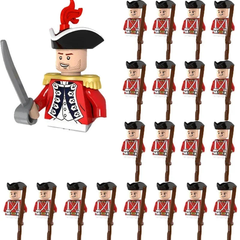 WW2 Mini Military Imperial Navy Soldier Building Blocks β Caribbean Pirates Figures Bricks Educational Toys for Boys, Christmas Gift