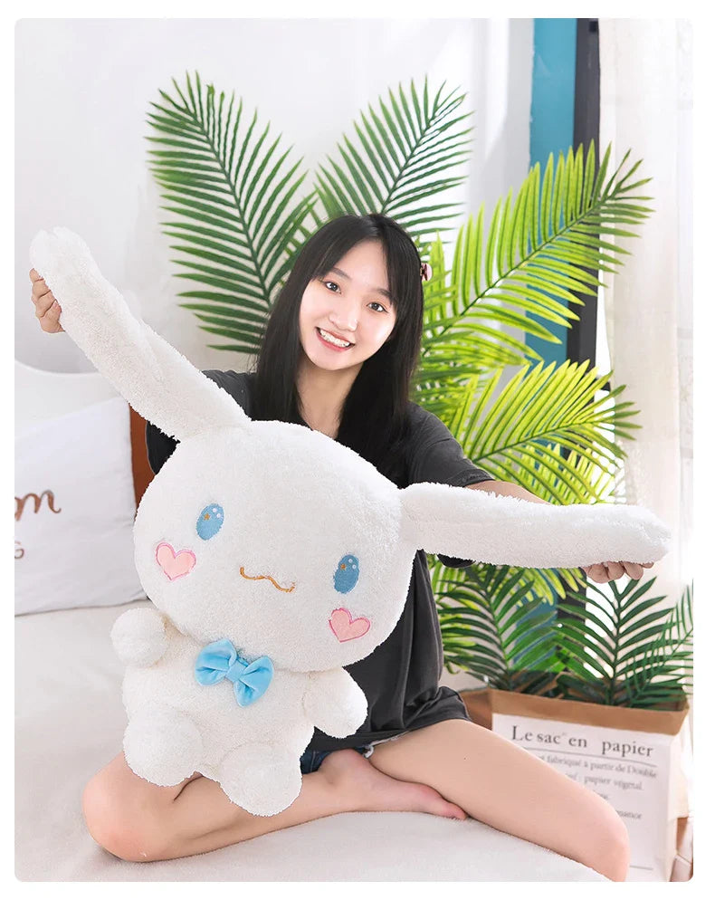 Sanrio Kawaii Cinnamon Roll Plush – Super Soft Large PP Cotton Pillow for Kids, Baby Sleep & Birthday Gift