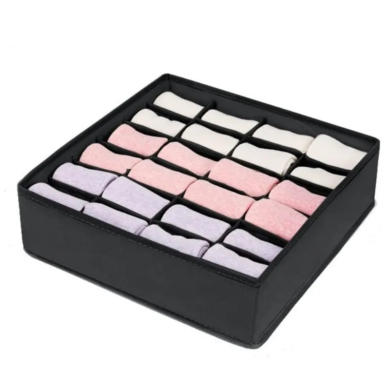 Underwear, Bra & Socks Storage Box – Clothes Organizer for Cabinet, Drawer, and Wardrobe
