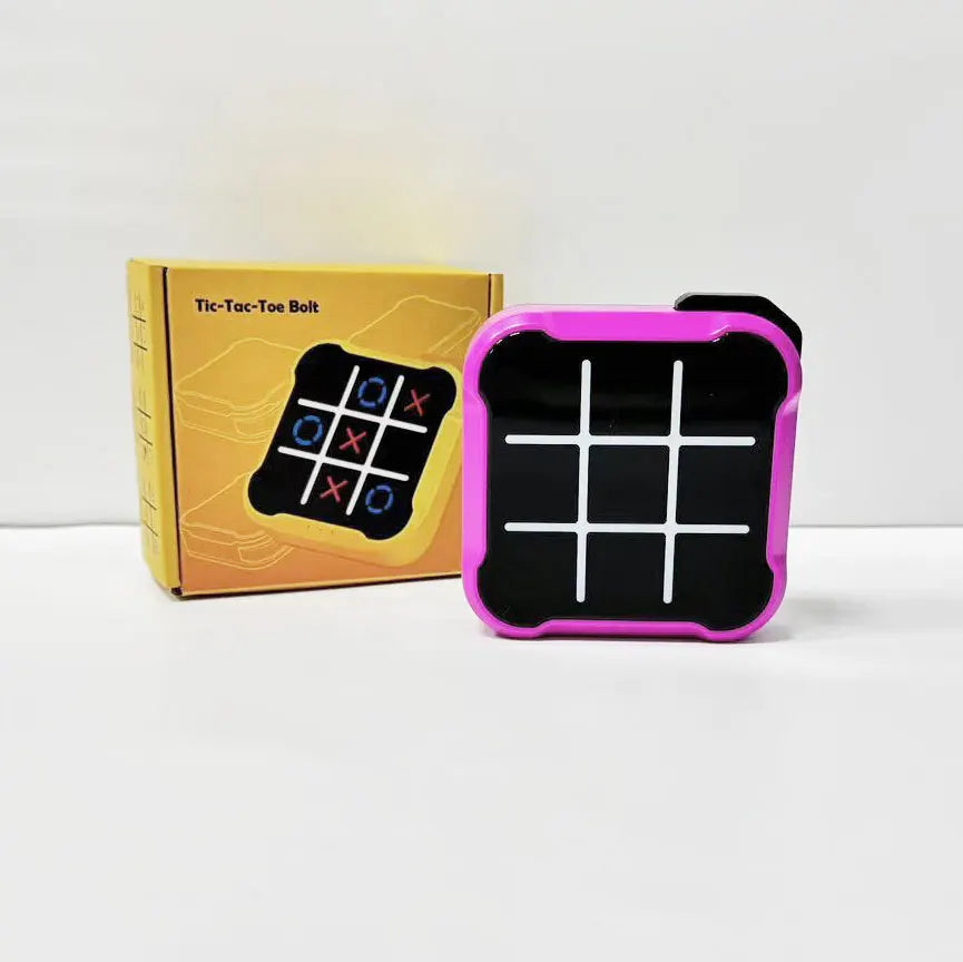 Tic Tac Toe Electronic Game โ Noughts & Crosses Memory Training Toy, Portable Travel Game for Kids & Adults