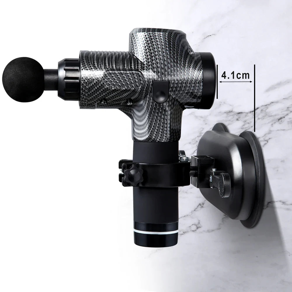 Massage Gun Holder – Suction Cup Fascia Gun Bracket, Hands-Free Massager Partner, No Installation Needed