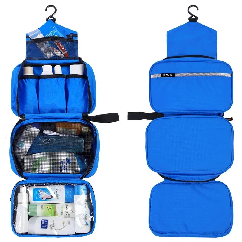 Hanging Waterproof Toiletry Bag – Large Travel Cosmetic & Makeup Organizer for Men & Women