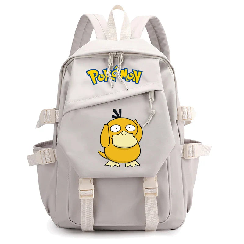 Pokemon Waterproof Women’s Backpack – Pikachu, Gengar, Snorlax Schoolbag for Girls & Students