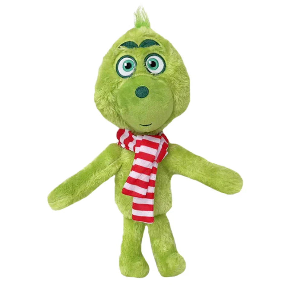 Green Shaggy Anime Figure – Green-Haired Monster Plush Doll, Christmas Decoration & Birthday Gift for Kids