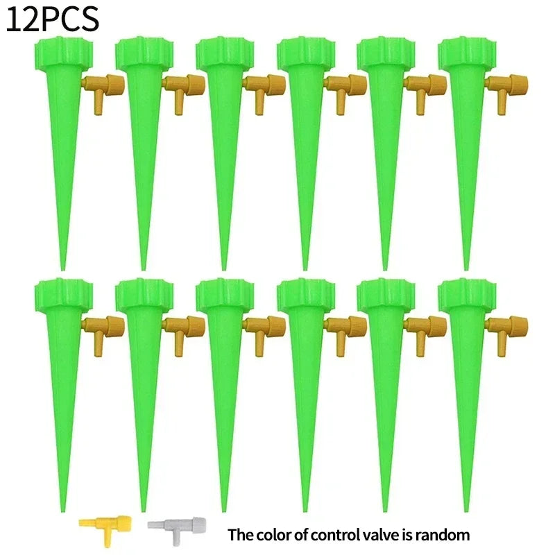 Automatic Drip Irrigation System - Adjustable Self-Watering Device for Garden Plants & Greenhouse Use