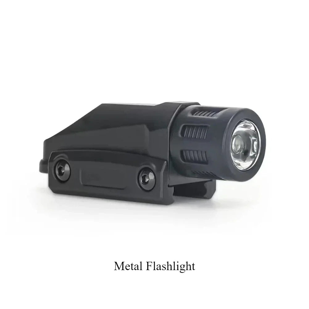 Tactical Weapon Gun Light - Flashlight for M416/M1911/Glock G18 Airsoft Pistol & Rifle, Fits 20mm Picatinny Weaver Rail