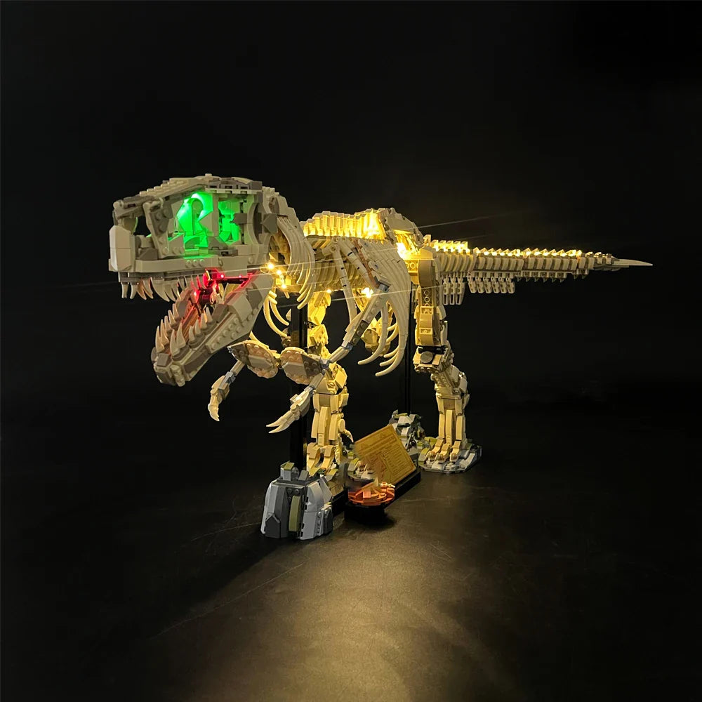 3145-Piece Dinosaur Fossil Building Blocks – 100cm T-Rex Bone Model Toy for Home Decor & Birthday Gifts