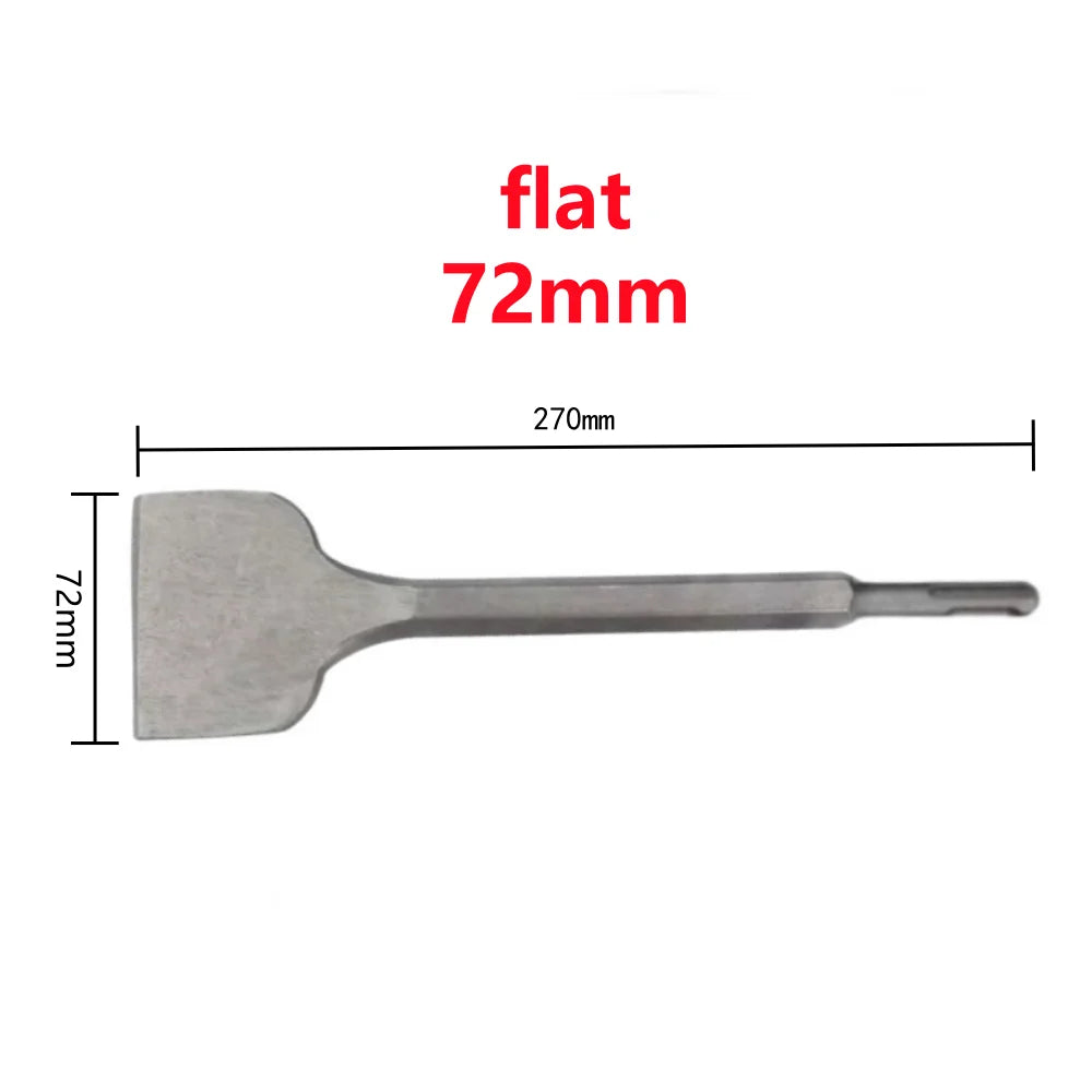 250mm SDS Plus Chisel Set – Electric Hammer Drill Bits (Point, Groove & Flat) for Concrete, Brick, Stone & Masonry Work