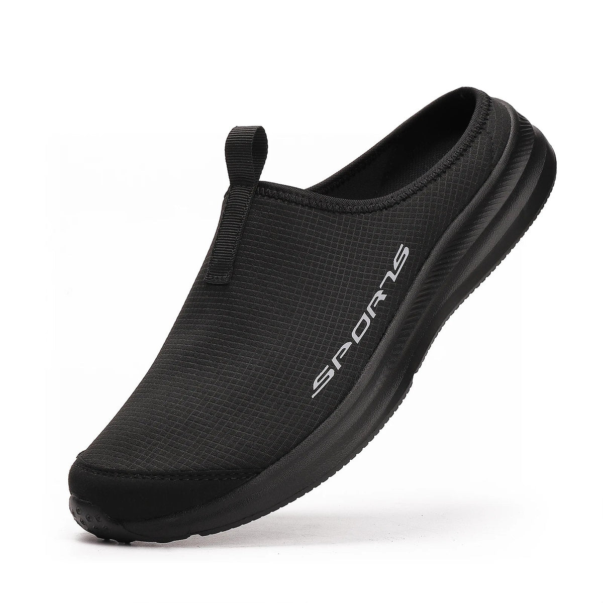 Men's Summer Half-Slip Shoes - Soft Sole Casual Flat Bottom Lightweight Sneakers