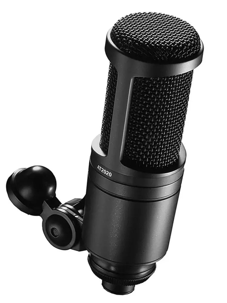 AT2020 Professional Cardioid Condenser Microphone - Wired for Vocal, Studio & Live Recording