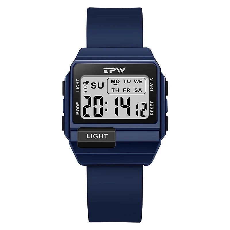 TPW 36mm Digital Watch for Women & Teens - Water-Resistant Midsize Wristwatch