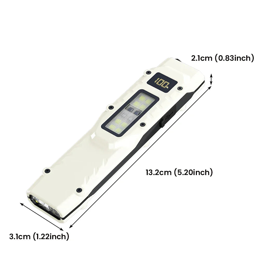 LED Ultra Slim Mini Flashlight β 1200LM Portable Pocket Light with Pen Clip, IPX44 Waterproof for Camping and Hiking