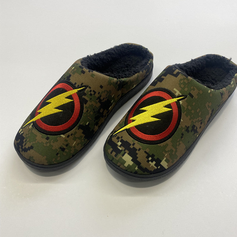 Batman Winter Slippers for Women & Men – Warm Plush, Non-Slip Indoor Floor Slides, Cartoon Anime DC Cotton Slippers for Couples