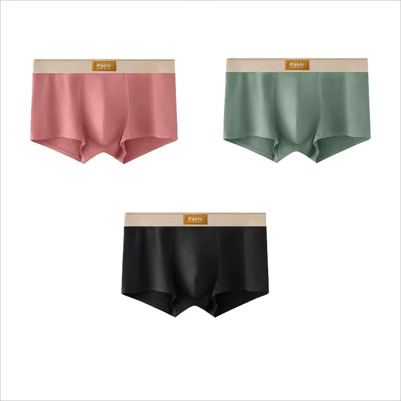 4PCS Men’s Cotton Boxer Shorts Set – Breathable Comfortable Underwear for Sports & Everyday Wear (L–7XL)