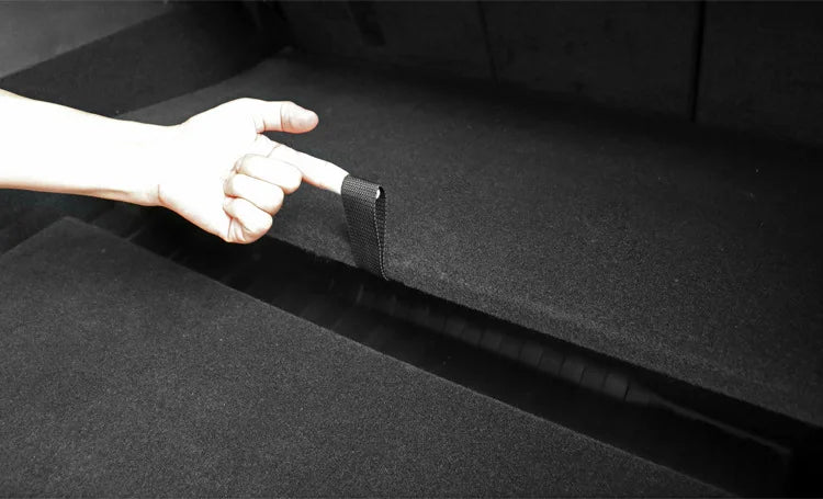 Rear Trunk Drawstring Rope for Tesla Model Y (2021-2024) – Tailgate Handle Pull Strap Car Organizer Accessory