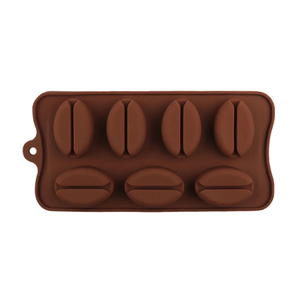 Coffee Bean Silicone Mold – DIY Handmade Soap, Fondant, Chocolate & Mousse Cake Decorating Tool