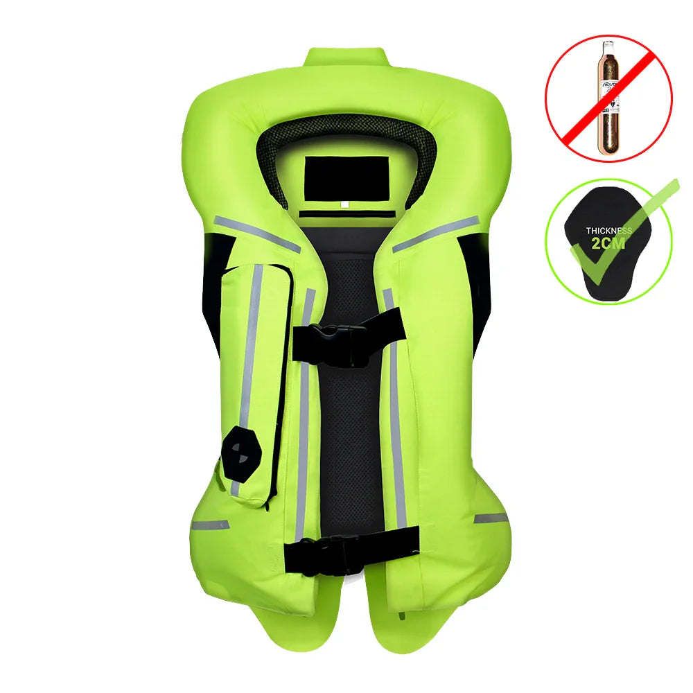 Motorcycle Airbag Vest for Men – Reflective Life Jacket, Protective Moto Vest for Motocross, S-3XL Size
