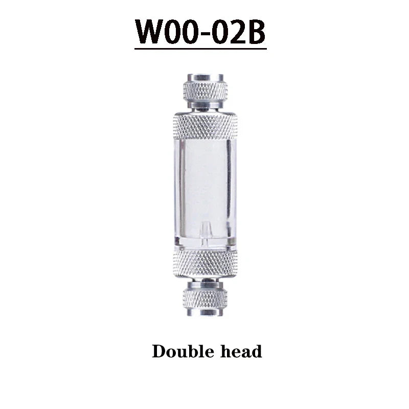 ZRDR Aquarium CO2 Bubble Counter – CO2 Generator Regulator with Single/Double Head Fine-Tuning Valve