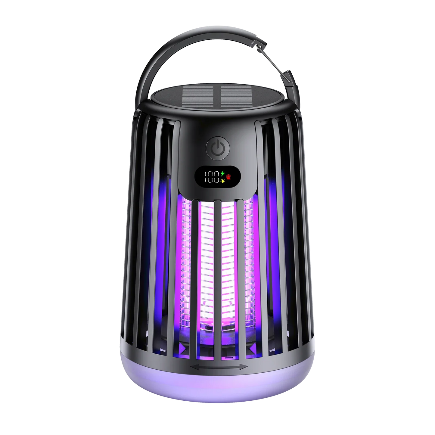 Solar Fly Zapper Garden Light - Rechargeable Outdoor Mosquito Killer Lamp & Insect Trap