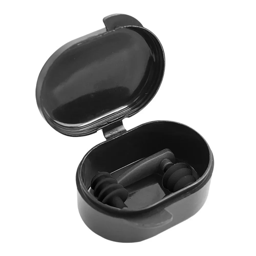 Comfy 4-Layer Silicone Swimming Ear Plugs – Waterproof Ear Protection for Bathing & Swimming