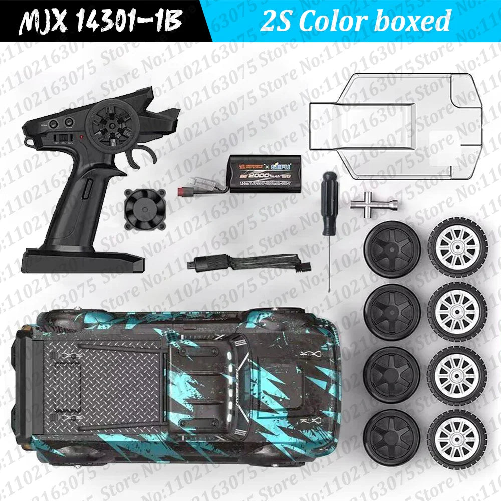 MJX Hyper Go 14301/14302/14303 Brushless RC Car – 1/14 4WD High-Speed Off-Road Drift Remote Control Vehicle for Boys