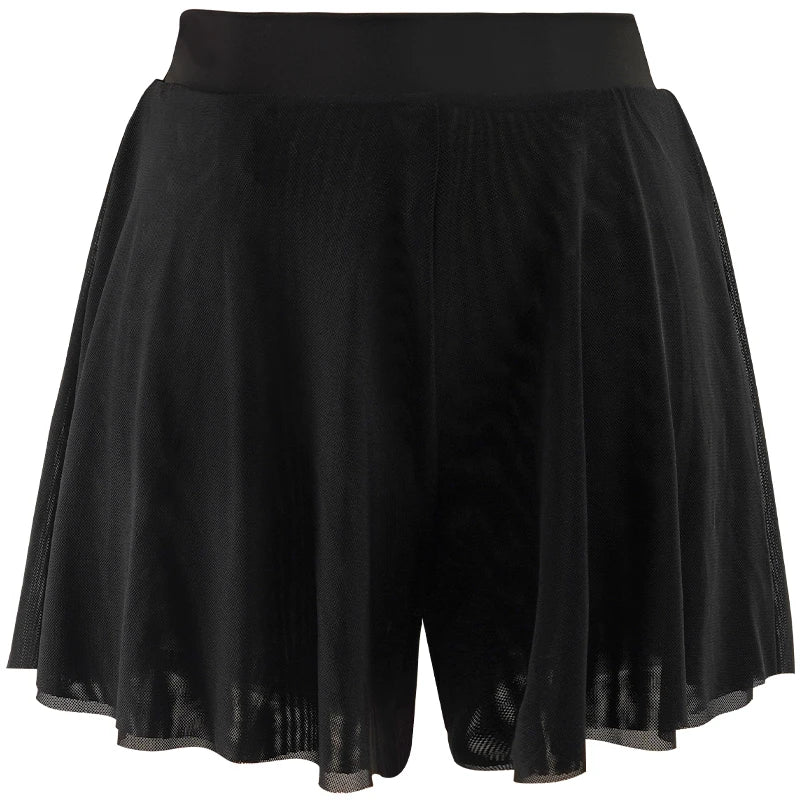 Women’s Dance & Yoga Shorts – Skirted Sport Pants for Ballet, Training, Jogging, Running & Fitness