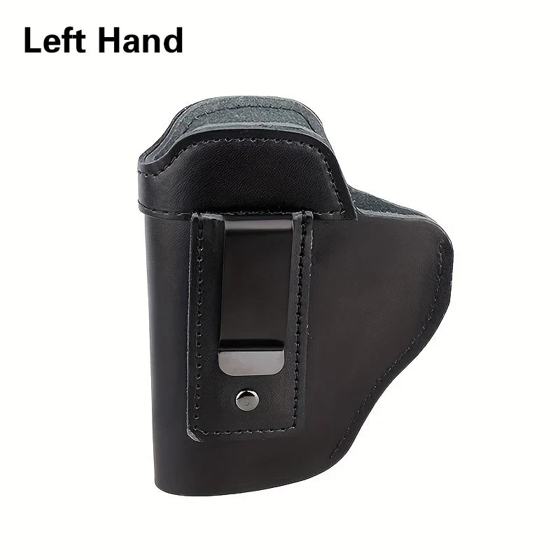 IWB Cowhide Concealed Gun Holster – Inner Belt for Glock 17/19/43, S&W M&P, P220/P226/P229, XD/XDS, Hunting