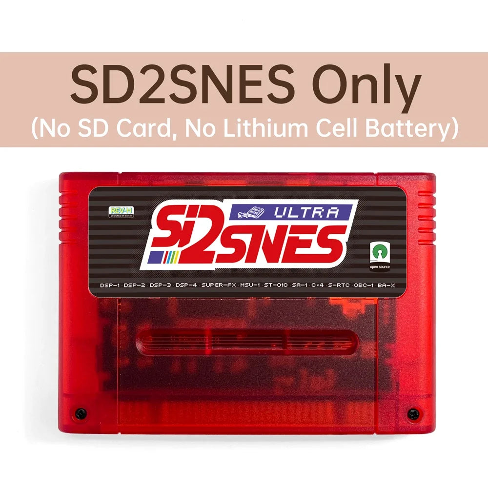 SD2SNES Rev.H Flash Cartridge - Multi Region SNES/SFC Game Adapter with FXPAK MSU Enhancement Support