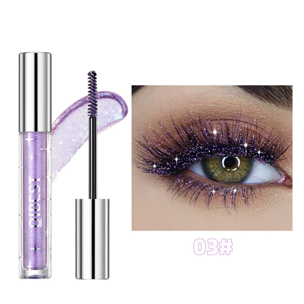 Diamond Galaxy Glitter Mascara – Sweat-Proof, Quick-Dry, Long-Lasting Curling Thick Lash Makeup Ask ChatGPT