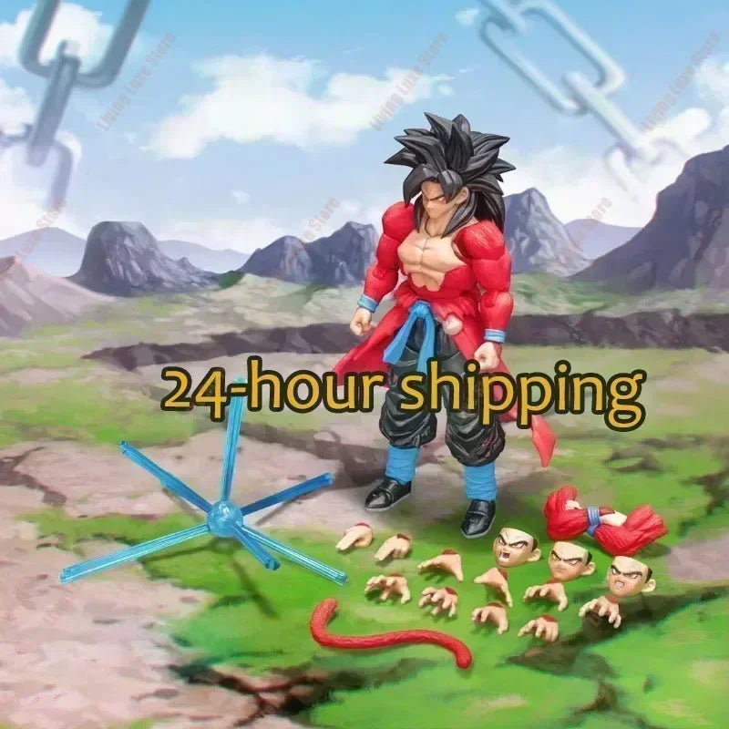 Dragon Ball SHF SSJ4 Super Saiyan 4 Goku & Broly Action Figures — Demoniacal Fit Collectible Model Toy