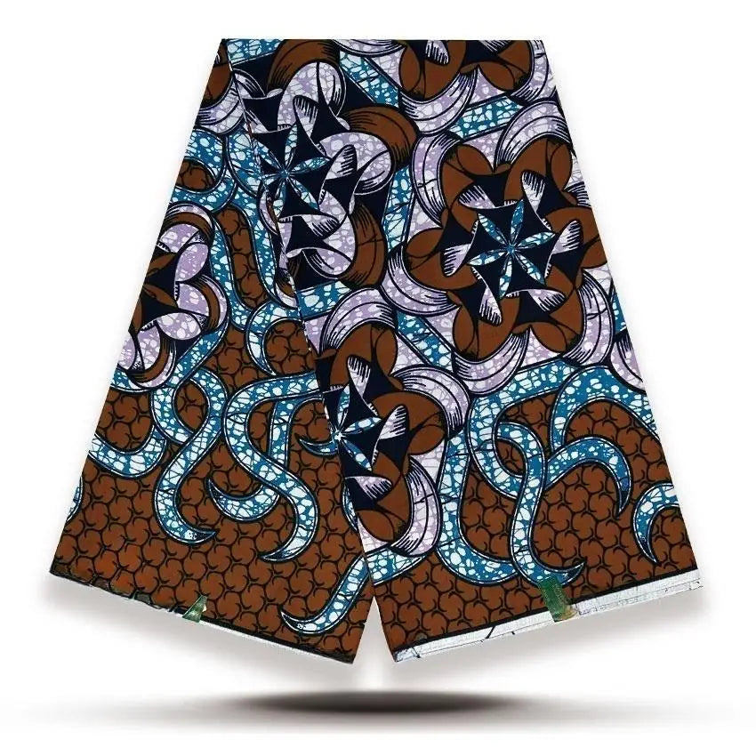 High Quality African Wax Print Fabric - 100% Cotton Soft Ankara Real Wax Fashion Material