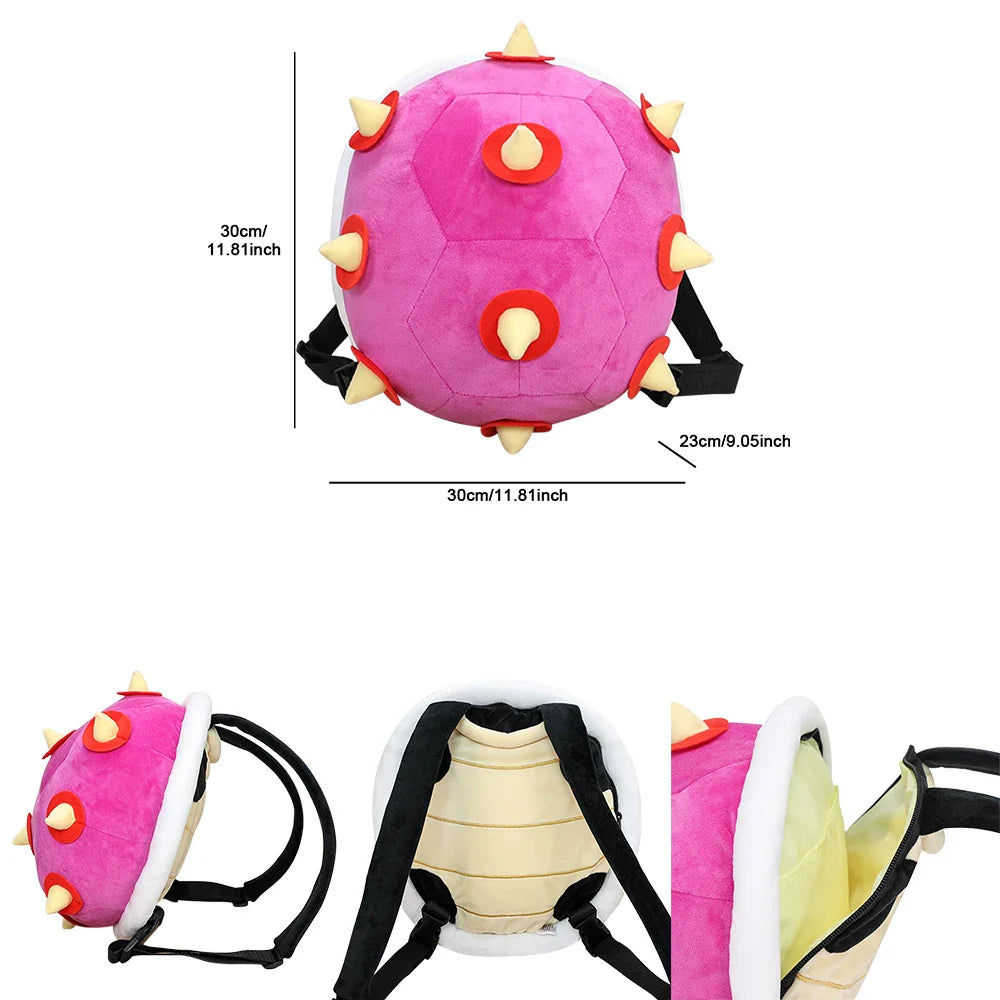 Super Mario Plush Backpack – 9 Styles Including Bowser, Yoshi & Koopa Troopa Cartoon Stuffed Toy Bag