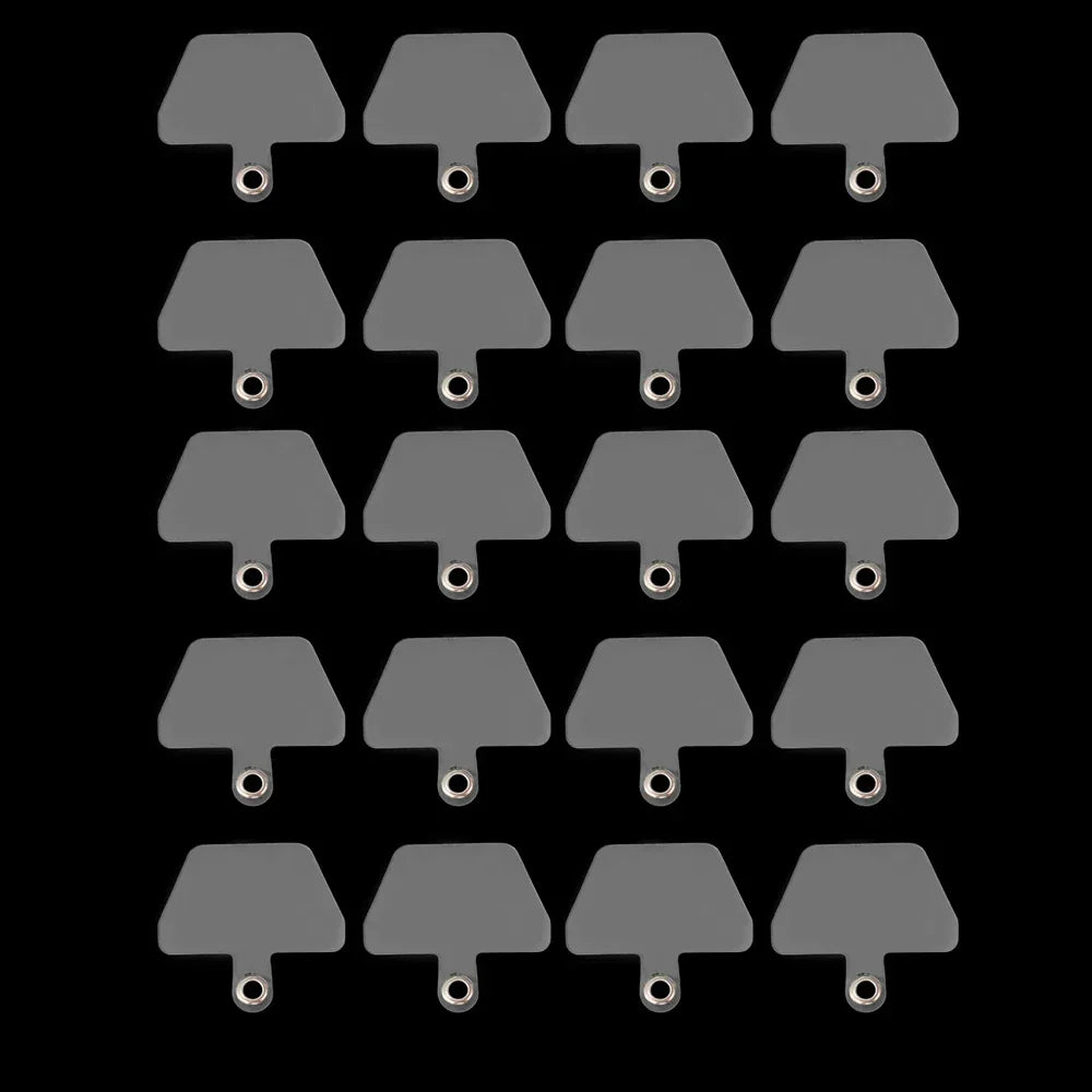 1–20PCS Universal Self-Adhesive Lanyard Tabs – Strong Phone Wrist Strap Patch Clips & Hanging Rope Replacement Set
