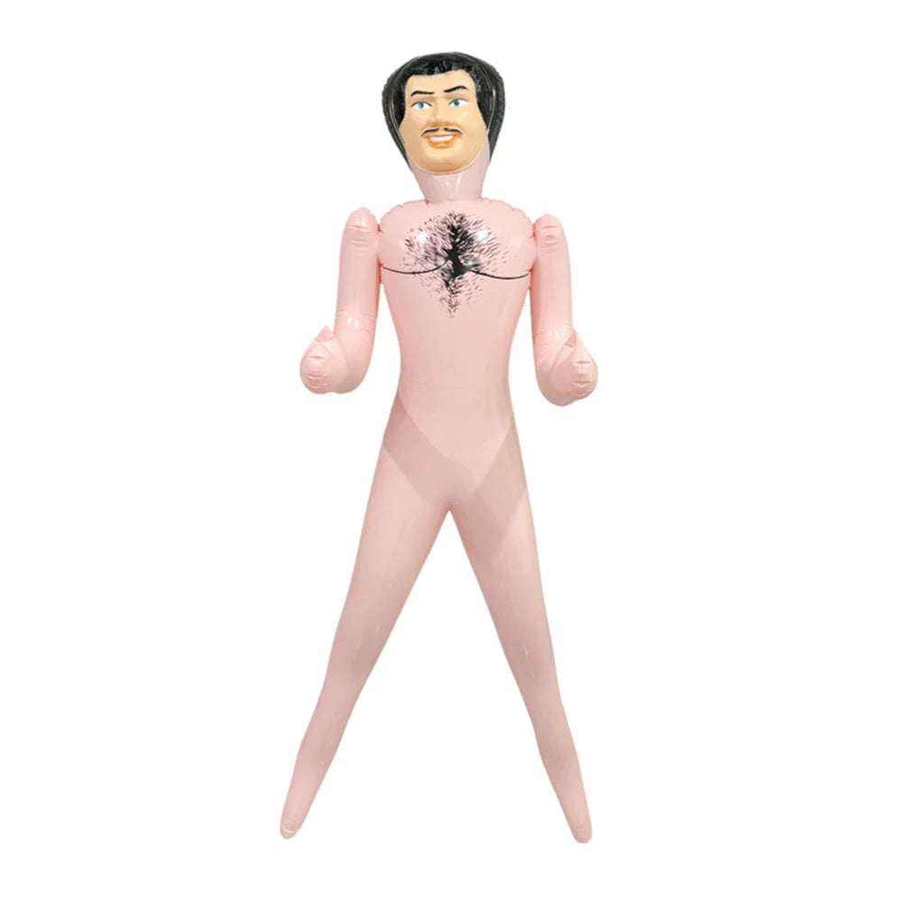 Inflatable PVC Mask Doll – Funny Adult Party Prank, Entertainment Decoration & Gift for Singles Events