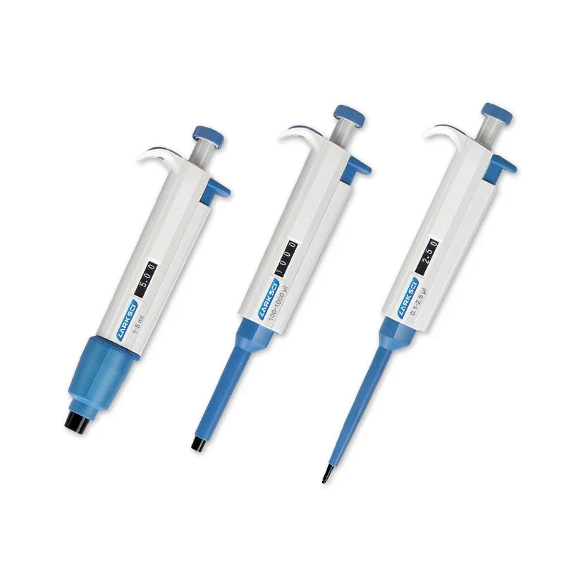 Adjustable Digital Micropipette – Single Channel Laboratory Pipette with Tips for Precision Liquid Handling