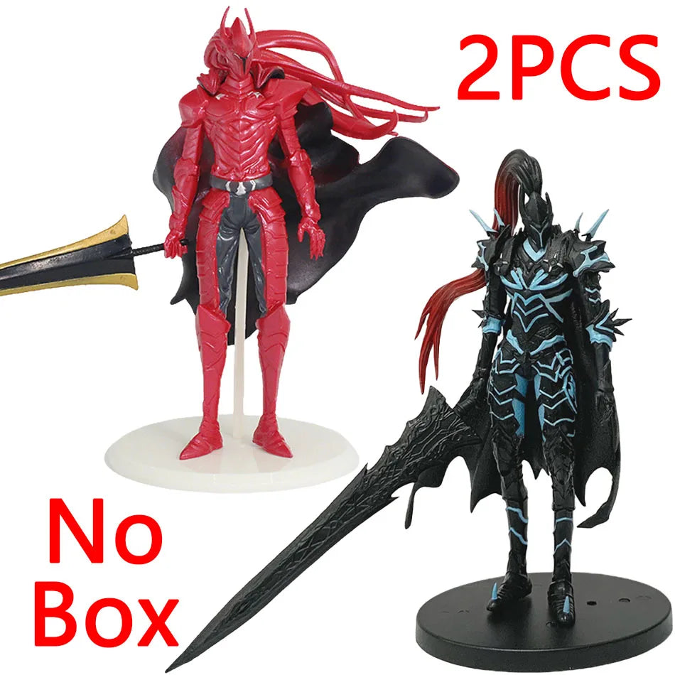 20-21cm Solo Figures – Bloodred Knight & Yggdrasil Action Figure Statue, Lgris Sung Jinwoo Model Toy