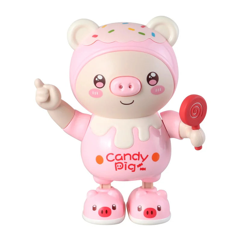 Upgraded Electronic Dancing Pig Toy β Electric Light-Up Music and Twisting Swing Smart Doll | Cute Walking Pig for Kids