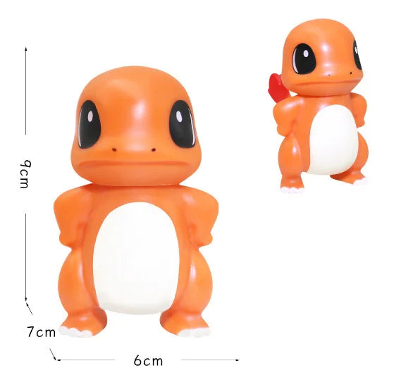 Bulbasaur & Squirtle Anime Action Figures – PVC Collectible Desk Ornament, Model Toy for Children’s Birthday Gift