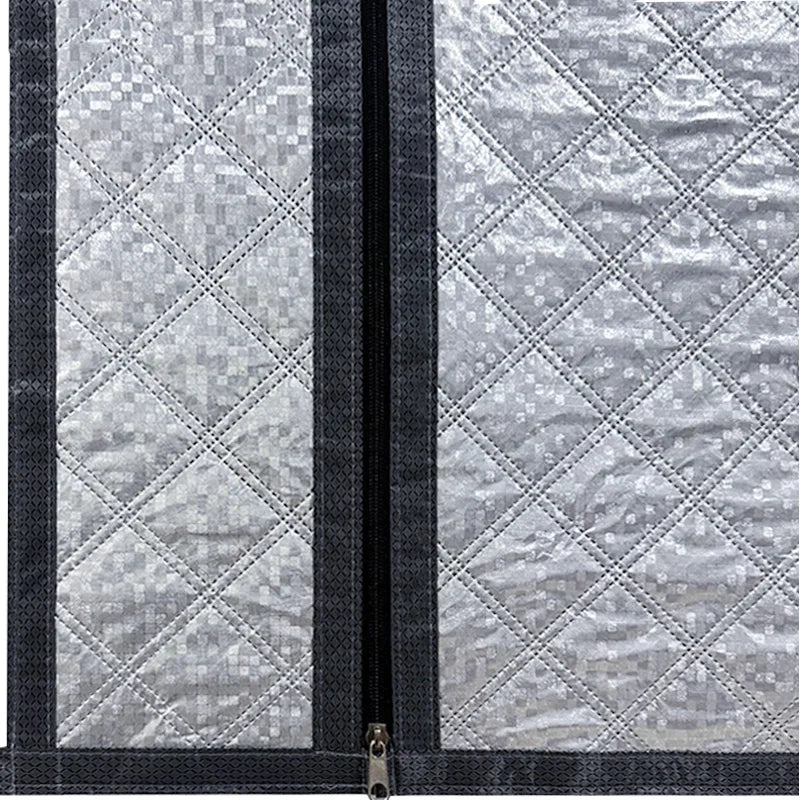 Side Zipper Cotton Curtain – Double-Layer Thickened Windproof Thermal Curtain for Cold-Proof Home Use, Customizable