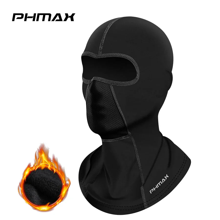 PHMAX Motorcycle Balaclava Riding Mask – Full Face Windproof Warm Breathable Hood Scarf for Biker Wind & Cold Protection
