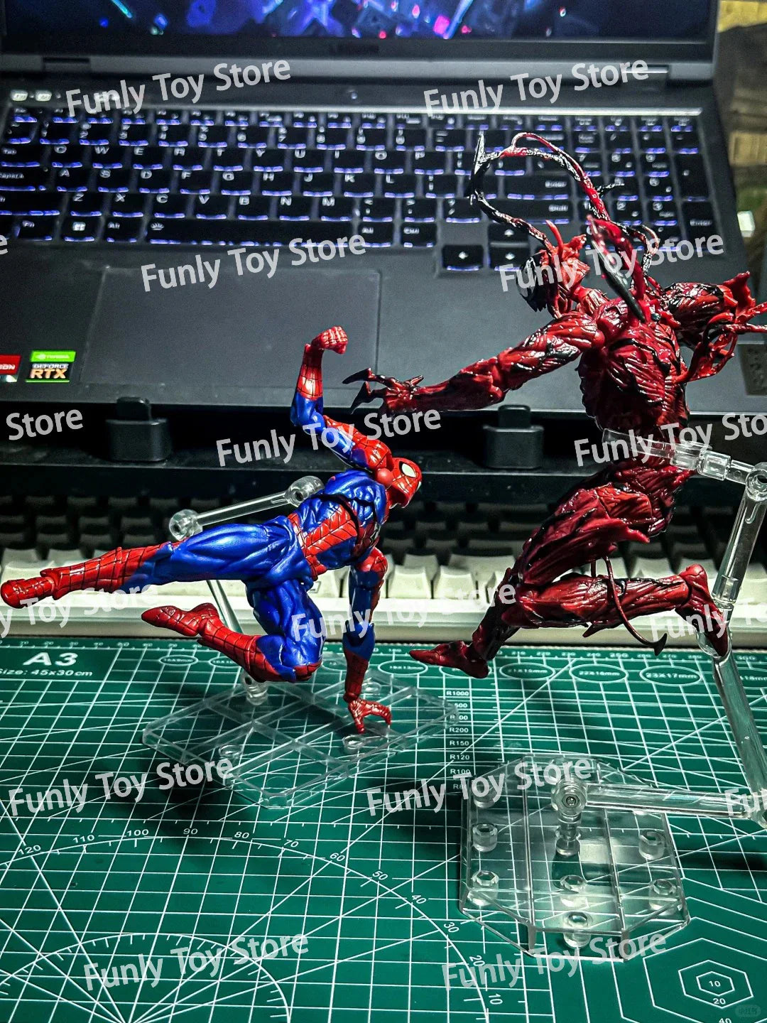In Stock CT Toys Spiderman Figure – Amazing Yamaguchi Spider-Man 2.0 & Agent Venom Mafex Anime Action Figure, Custom Gifts