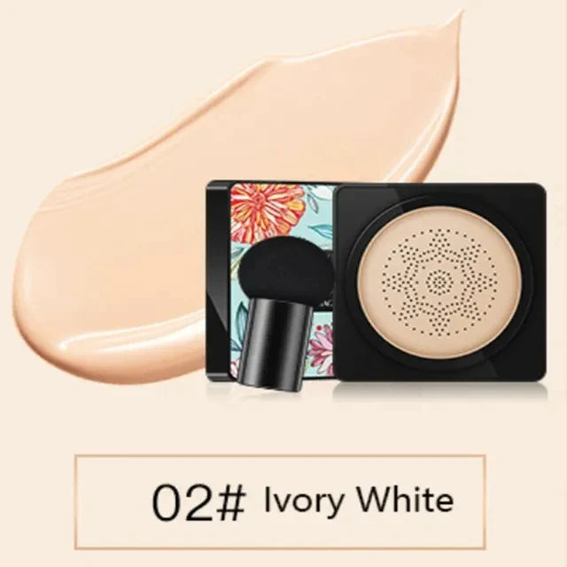 Mushroom Head Air Cushion CC Cream – Natural Moisturizing Foundation, Whitening Concealer & Oil-Control BB Makeup