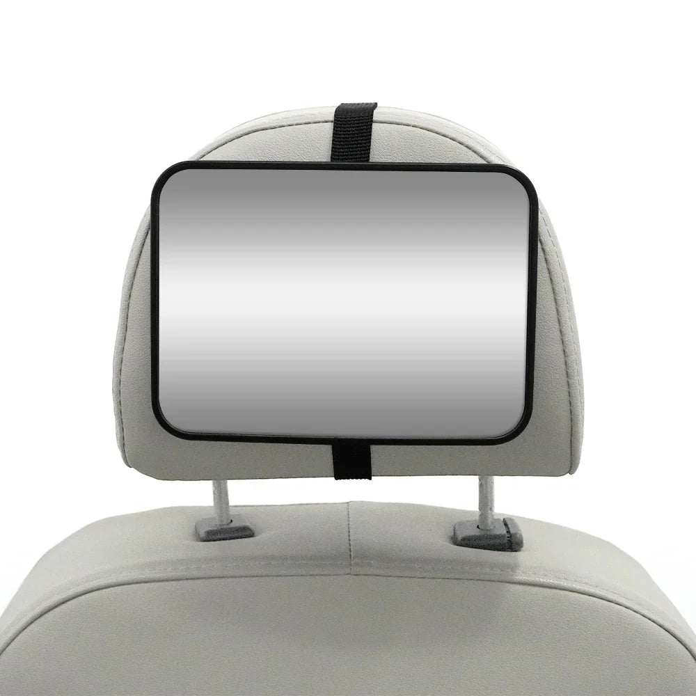 Shatterproof Baby Car Mirror - Crash Tested Rear Facing Infant Safety Mirror with Wide Clear View