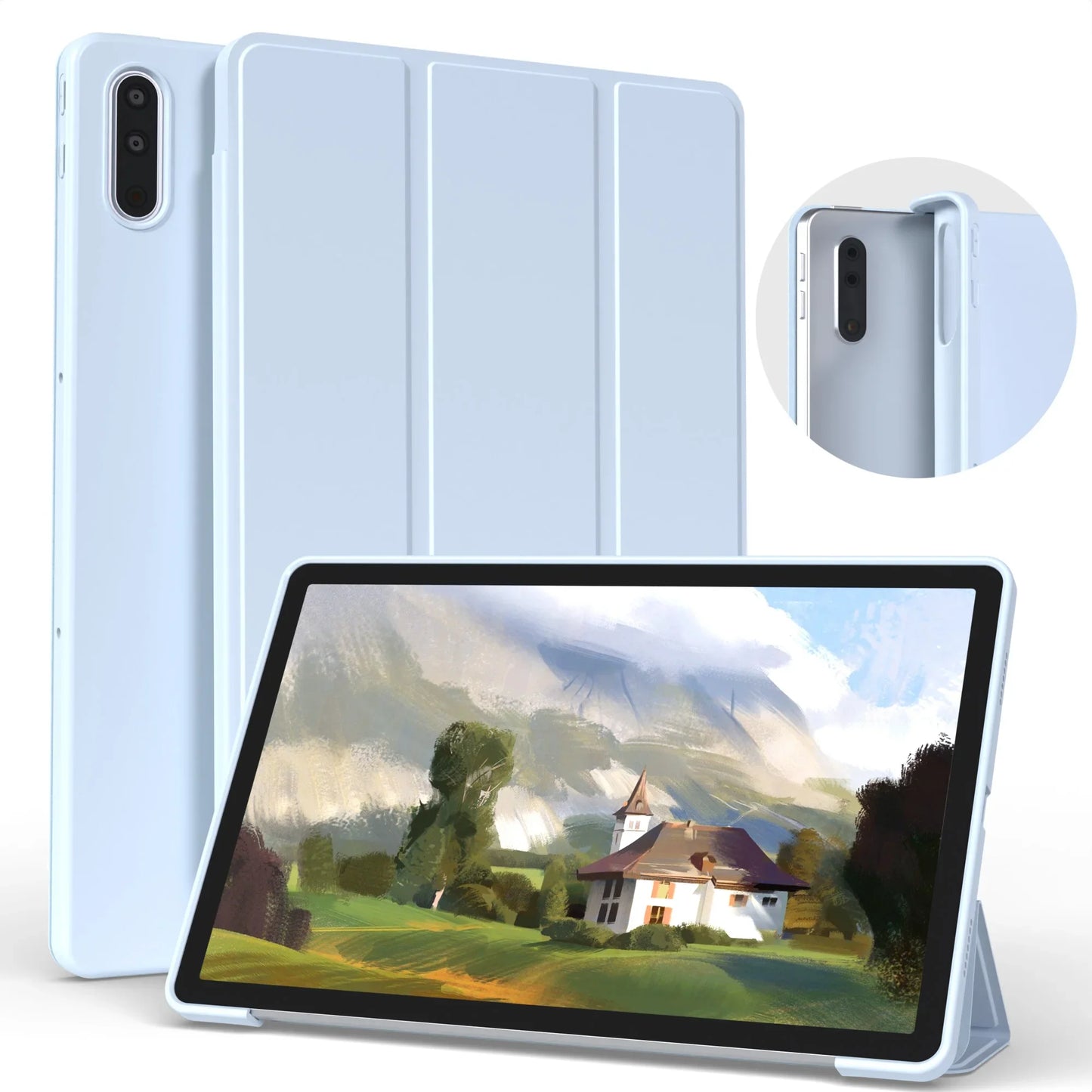 Tablet Case for Lenovo Tab M10 Plus 3rd Gen 10.6" – Smart Stand Cover for Xiaoxin Pad, Tab P11 Plus, and M11 11"