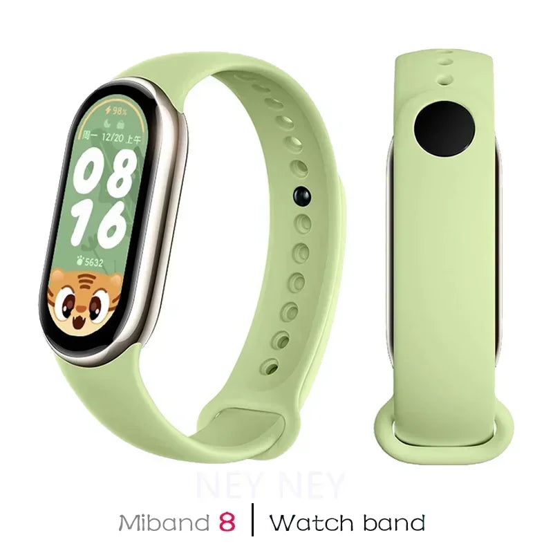 Sport Silicone Strap for Xiaomi Mi Band 9/8 NFC – Replacement Smartwatch Wristband Bracelet