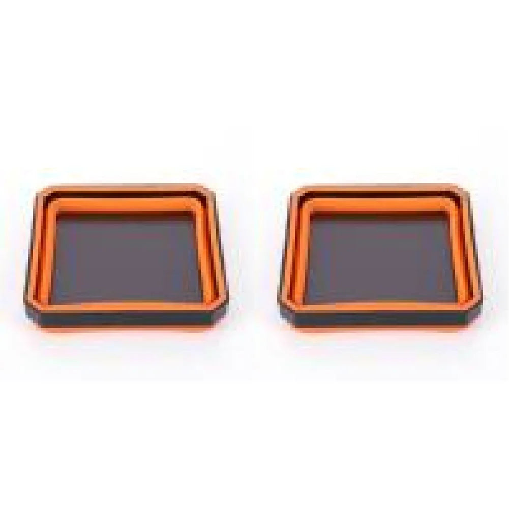 5-Inch Collapsible Magnetic Screw Tray - Silicone Tool Parts Storage Bowl for Plumbers, Carpenters & Mechanics