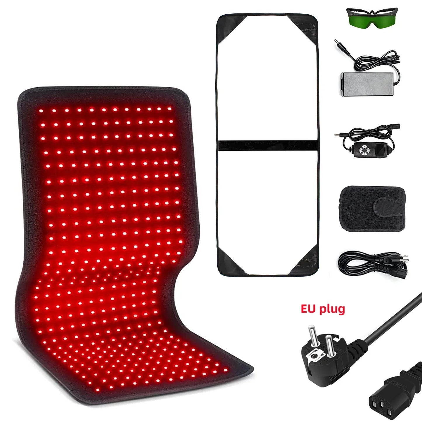 Red & Infrared Therapy Belt ā Wearable Heating Pad for Face, Body, Shoulder, Joint, and Muscle Pain Relief