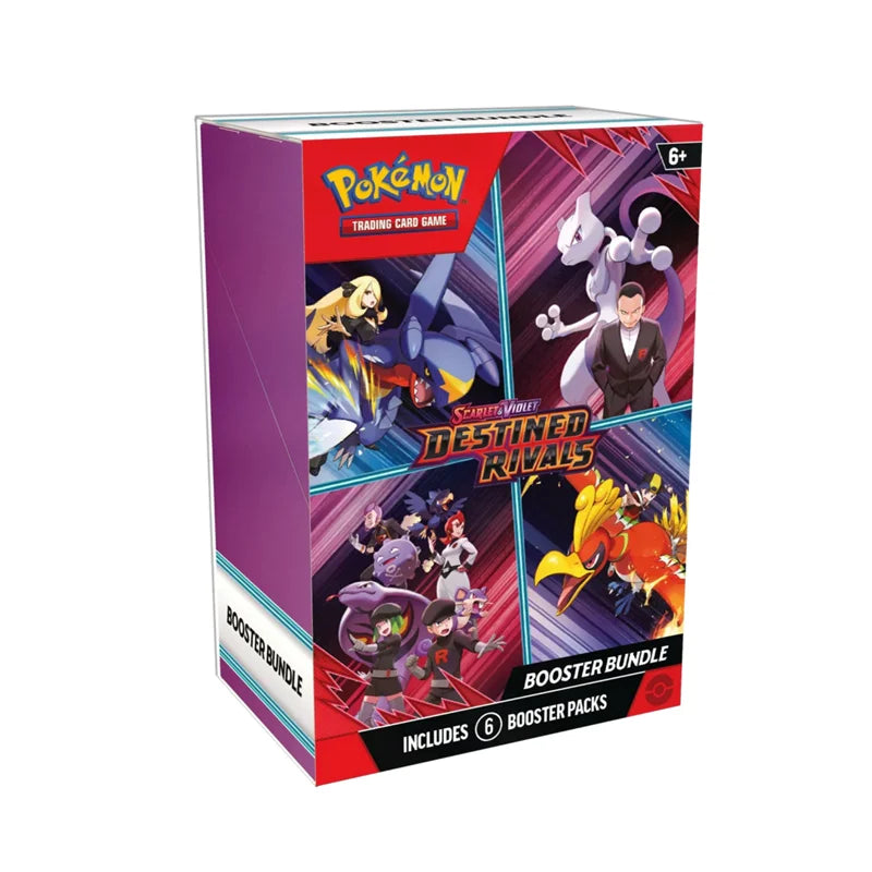 Pokemon V10 Booster Bundle - Destined Rivals, Prismatic Evolutions, Scarlet & Violet 151 English Trading Cards Gift Set